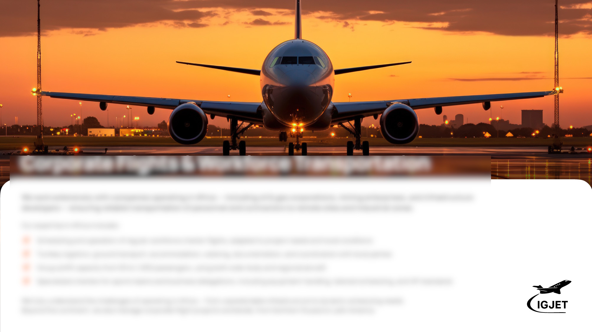 IGJET - частная авиация — news